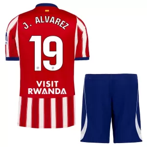 Camiseta Atlético Madrid Julián Álvarez 19 Niños 1ª Equipación 26/27