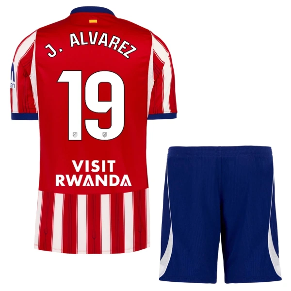Camiseta Atlético Madrid Julián Álvarez 19 Niños 1ª Equipación 26/27 Camiseta Atlético Madrid Julián Álvarez 19 Niños 1ª Equipación 26/27