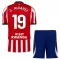 Camiseta Atlético Madrid Julián Álvarez 19 Niños 1ª Equipación 26/27