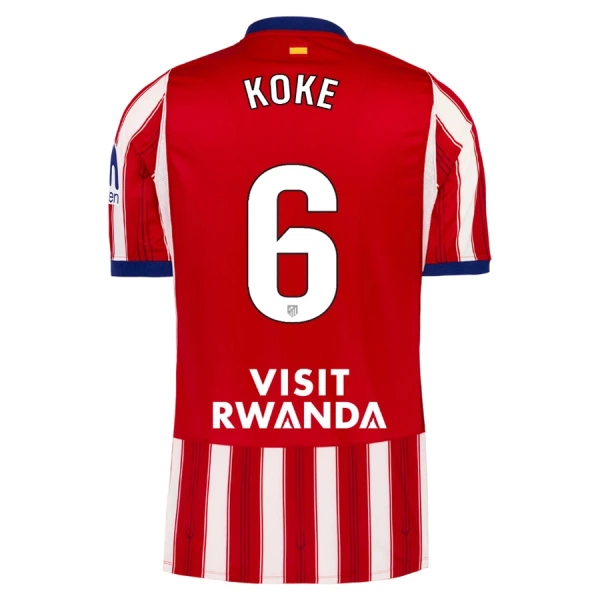 Camiseta Atlético Madrid Koke 6 Hombre 1ª Equipación 26/27 Camiseta Atlético Madrid Koke 6 Hombre 1ª Equipación 26/27