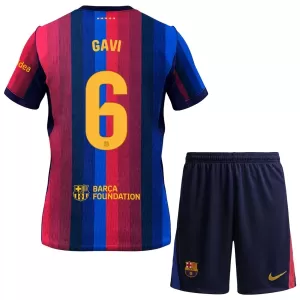 Camiseta FC Barcelona Gavi 6 Niños 1ª Equipación 26/27