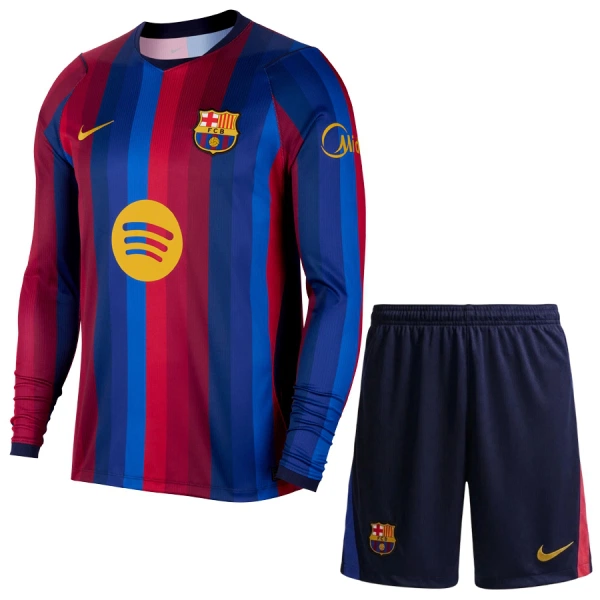 Camiseta FC Barcelona Niños 1ª Equipación 26/27 Manga Larga Camiseta FC Barcelona Niños 1ª Equipación 26/27 Manga Larga