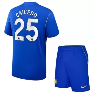 Camiseta Chelsea Moisés Caicedo 25 Niños 1ª Equipación 26/27