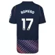 Camiseta Tottenham Hotspur Cristian Romero 17 Niños 2ª Equipación 26/27