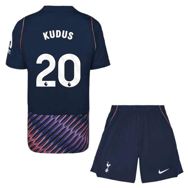 Camiseta Tottenham Hotspur Kudus 20 Niños 2ª Equipación 26/27 Camiseta Tottenham Hotspur Kudus 20 Niños 2ª Equipación 26/27
