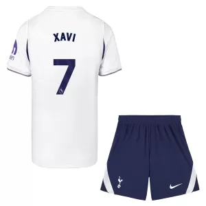 Camiseta Tottenham Hotspur Xavi 7 Niños 1ª Equipación 26/27