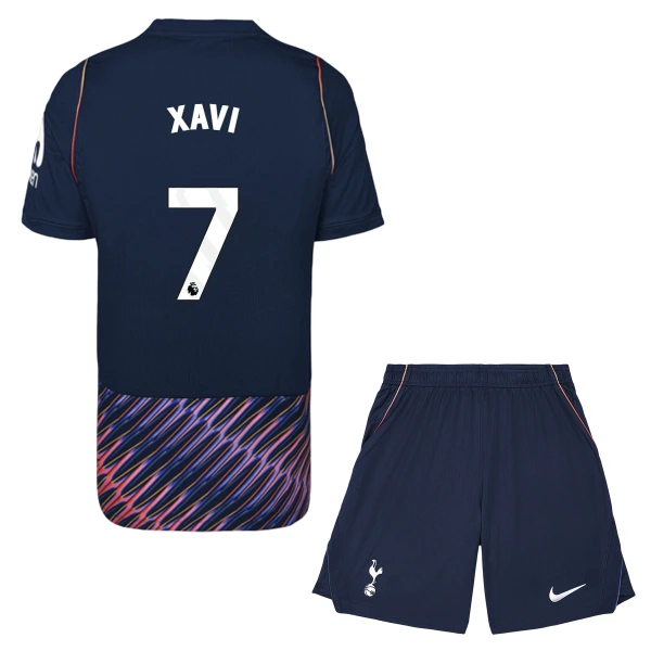 Camiseta Tottenham Hotspur Xavi 7 Niños 2ª Equipación 26/27 Camiseta Tottenham Hotspur Xavi 7 Niños 2ª Equipación 26/27