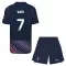 Camiseta Tottenham Hotspur Xavi 7 Niños 2ª Equipación 26/27