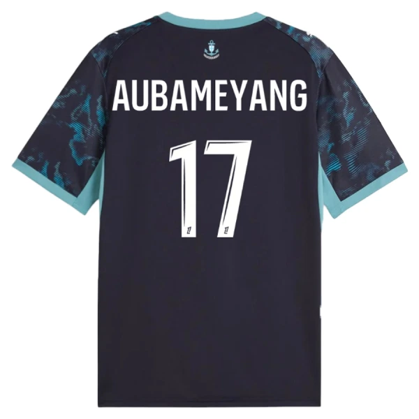 Camiseta Olympique de Marseille Aubameyang 17 Hombre 2ª Equipación 26/27 Camiseta Olympique de Marseille Aubameyang 17 Hombre 2ª Equipación 26/27