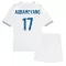Camiseta Olympique de Marseille Aubameyang 17 Niños 1ª Equipación 26/27