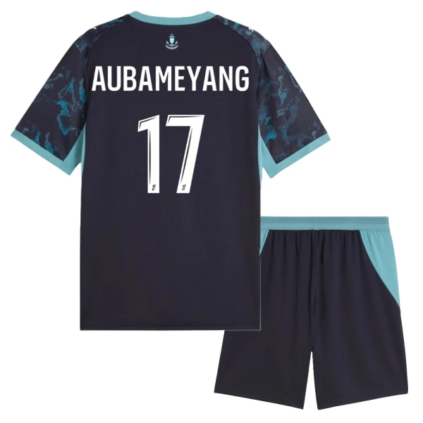 Camiseta Olympique de Marseille Aubameyang 17 Niños 2ª Equipación 26/27 Camiseta Olympique de Marseille Aubameyang 17 Niños 2ª Equipación 26/27