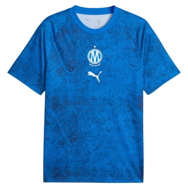 Camiseta Olympique de Marseille Pre-Match Hombre 26/27 Azul Camiseta Olympique de Marseille Pre-Match Hombre 26/27 Azul