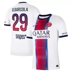 Camiseta Paris Saint-Germain Bradley Barcola 29 Hombre 2ª Equipación 26/27