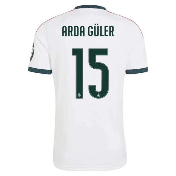 Camiseta Real Madrid Arda Güler 15 Hombre 1ª Equipación 26/27 Camiseta Real Madrid Arda Güler 15 Hombre 1ª Equipación 26/27