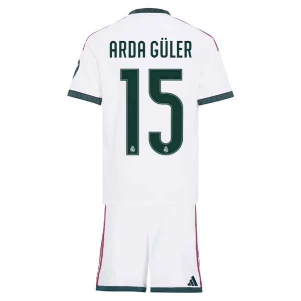 Camiseta Real Madrid Arda Güler 15 Niños 1ª Equipación 26/27