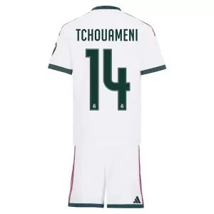 Camiseta Real Madrid Aurélien Tchouaméni 14 Niños 1ª Equipación 26/27