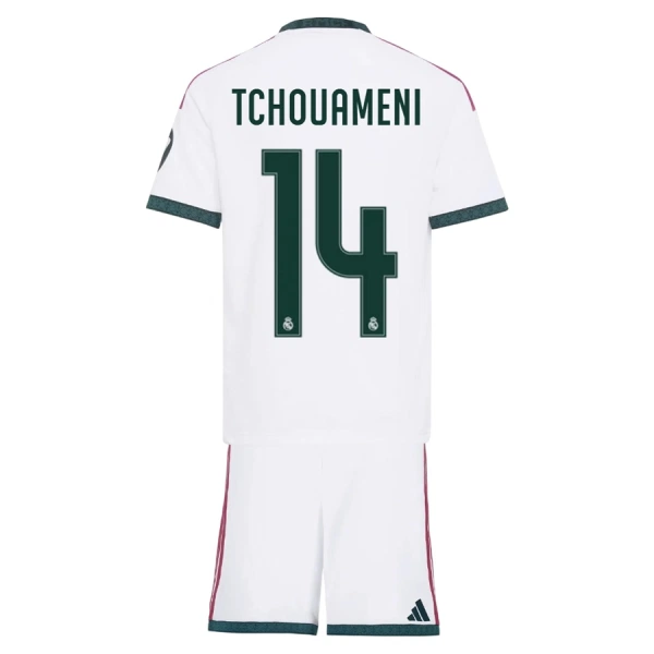 Camiseta Real Madrid Aurélien Tchouaméni 14 Niños 1ª Equipación 26/27