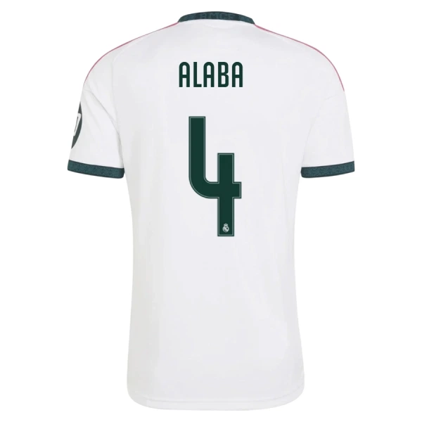 Camiseta Real Madrid David Alaba 4 Hombre 1ª Equipación 26/27 Camiseta Real Madrid David Alaba 4 Hombre 1ª Equipación 26/27