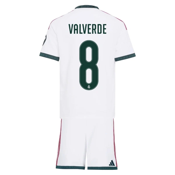 Camiseta Real Madrid Federico Valverde 8 Niños 1ª Equipación 26/27