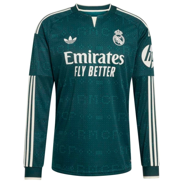 Camiseta Real Madrid Hombre 2ª Equipación 26/27 Manga Larga