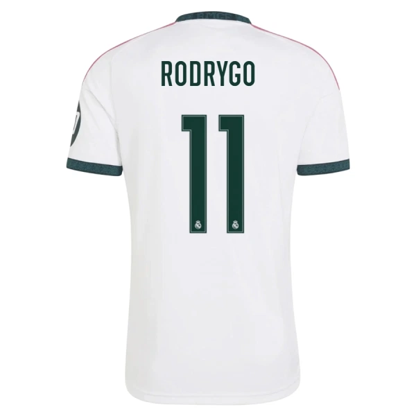 Camiseta Real Madrid Rodrygo Goes 11 Hombre 1ª Equipación 26/27 Camiseta Real Madrid Rodrygo Goes 11 Hombre 1ª Equipación 26/27