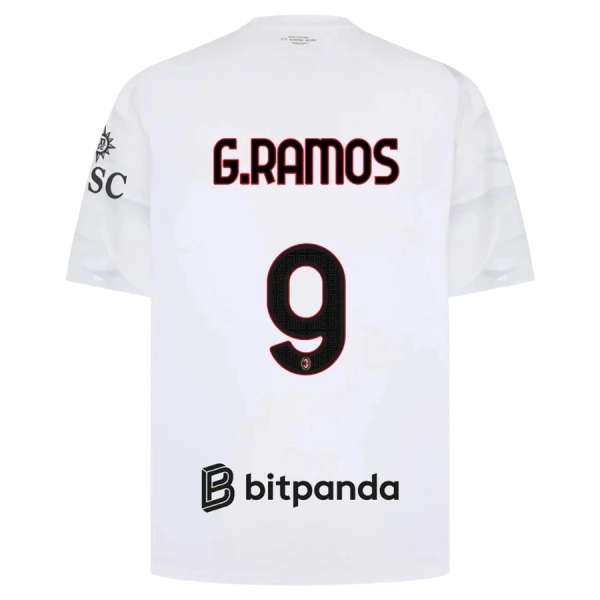 Camiseta AC Milan G. Ramos 9 Hombre 2ª Equipación 26/27 Camiseta AC Milan G. Ramos 9 Hombre 2ª Equipación 26/27
