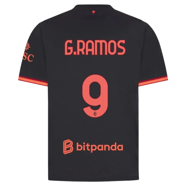 Camiseta AC Milan G. Ramos 9 Hombre 3ª Equipación 26/27 Camiseta AC Milan G. Ramos 9 Hombre 3ª Equipación 26/27