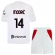 Camiseta AC Milan Luka Modrić 14 Niños 2ª Equipación 26/27