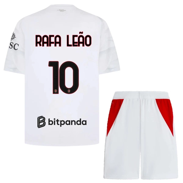 Camiseta AC Milan Rafael Leão 10 Niños 2ª Equipación 26/27 Camiseta AC Milan Rafael Leão 10 Niños 2ª Equipación 26/27