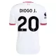 Camiseta Liverpool Diogo Jota 20 Hombre 2ª Equipación 26/27 Camiseta Liverpool Diogo Jota 20 Hombre 2ª Equipación 26/27