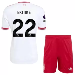 Camiseta Liverpool Ekitike 22 Niños 2ª Equipación 26/27