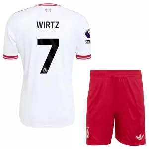 Camiseta Liverpool Florian Wirtz 7 Niños 2ª Equipación 26/27