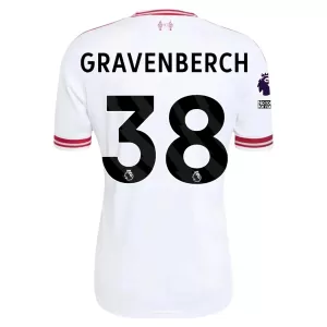 Camiseta Liverpool Gravenberch 38 Hombre 2ª Equipación 26/27