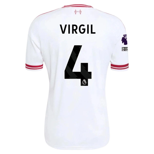 Camiseta Liverpool Virgil van Dijk 4 Niños 2ª Equipación 26/27