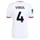 Camiseta Liverpool Virgil van Dijk 4 Niños 2ª Equipación 26/27