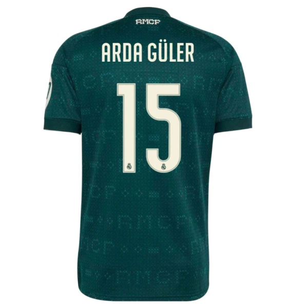 Camiseta Real Madrid Arda Güler 15 Hombre 2ª Equipación 26/27 Camiseta Real Madrid Arda Güler 15 Hombre 2ª Equipación 26/27