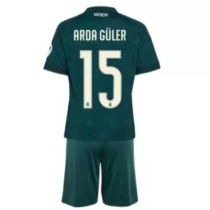 Camiseta Real Madrid Arda Güler 15 Niños 2ª Equipación 26/27