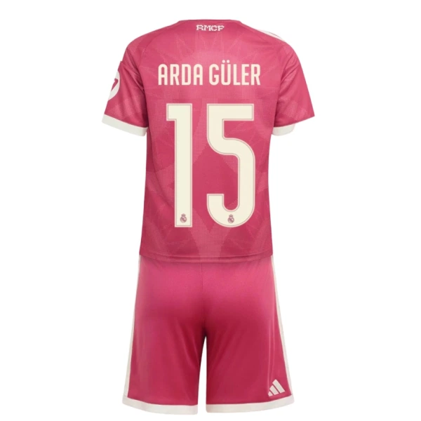Camiseta Real Madrid Arda Güler 15 Niños 3ª Equipación 26/27 Camiseta Real Madrid Arda Güler 15 Niños 3ª Equipación 26/27
