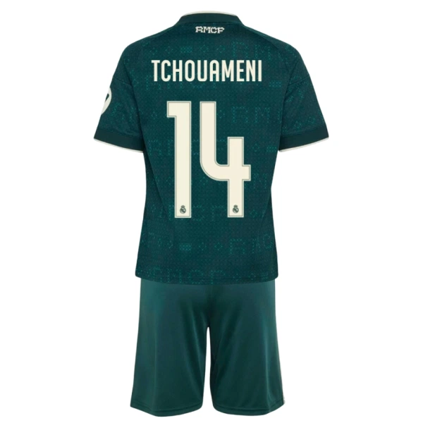 Camiseta Real Madrid Aurélien Tchouaméni 14 Niños 2ª Equipación 26/27 Camiseta Real Madrid Aurélien Tchouaméni 14 Niños 2ª Equipación 26/27