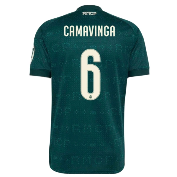 Camiseta Real Madrid Eduardo Camavinga 6 Hombre 2ª Equipación 26/27 Camiseta Real Madrid Eduardo Camavinga 6 Hombre 2ª Equipación 26/27