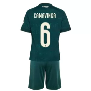 Camiseta Real Madrid Eduardo Camavinga 6 Niños 2ª Equipación 26/27