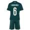 Camiseta Real Madrid Eduardo Camavinga 6 Niños 2ª Equipación 26/27