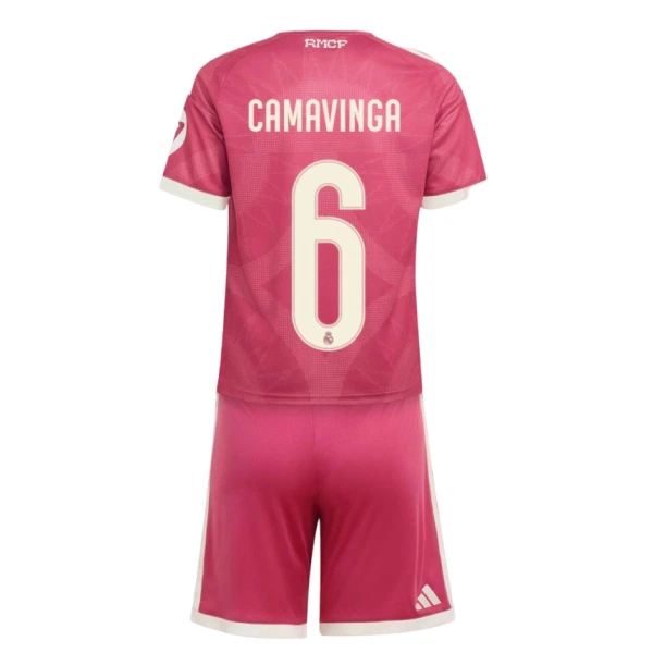 Camiseta Real Madrid Eduardo Camavinga 6 Niños 3ª Equipación 26/27 Camiseta Real Madrid Eduardo Camavinga 6 Niños 3ª Equipación 26/27