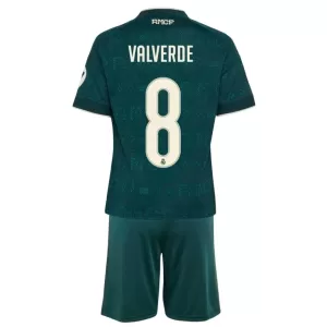 Camiseta Real Madrid Federico Valverde 8 Niños 2ª Equipación 26/27
