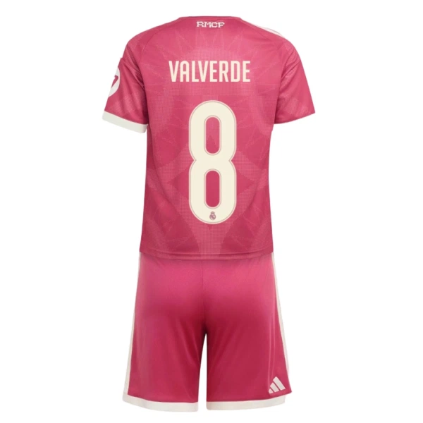 Camiseta Real Madrid Federico Valverde 8 Niños 3ª Equipación 26/27 Camiseta Real Madrid Federico Valverde 8 Niños 3ª Equipación 26/27