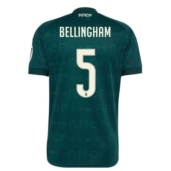 Camiseta Real Madrid Jude Bellingham 5 Hombre 2ª Equipación 26/27 Camiseta Real Madrid Jude Bellingham 5 Hombre 2ª Equipación 26/27
