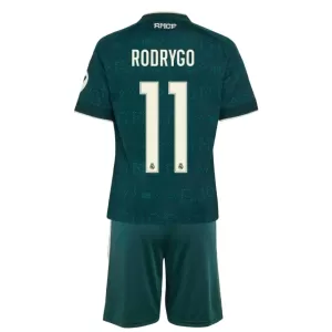 Camiseta Real Madrid Rodrygo Goes 11 Niños 2ª Equipación 26/27