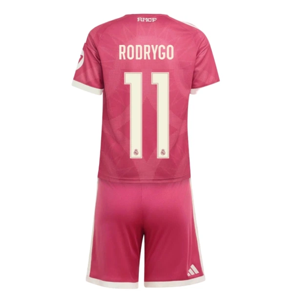 Camiseta Real Madrid Rodrygo Goes 11 Niños 3ª Equipación 26/27 Camiseta Real Madrid Rodrygo Goes 11 Niños 3ª Equipación 26/27