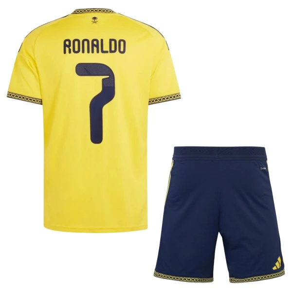 Camiseta Al-Nassr FC Cristiano Ronaldo 7 Niños 1ª Equipación 26/27 Camiseta Al-Nassr FC Cristiano Ronaldo 7 Niños 1ª Equipación 26/27