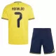 Camiseta Al-Nassr FC Cristiano Ronaldo 7 Niños 1ª Equipación 26/27 Camiseta Al-Nassr FC Cristiano Ronaldo 7 Niños 1ª Equipación 26/27